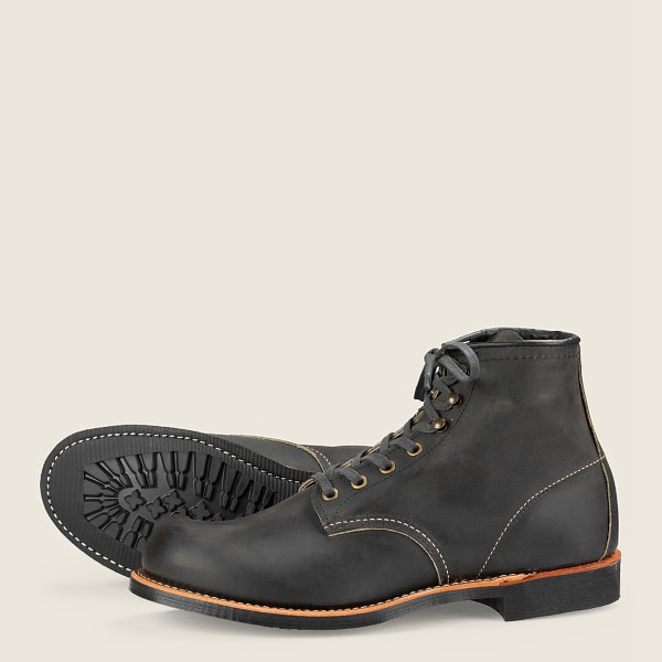 Red Wing Heritage Boots Blacksmith - 6-Inch Rough & Tough Læder - Mørke Grå - Herre 7819-WHQIR